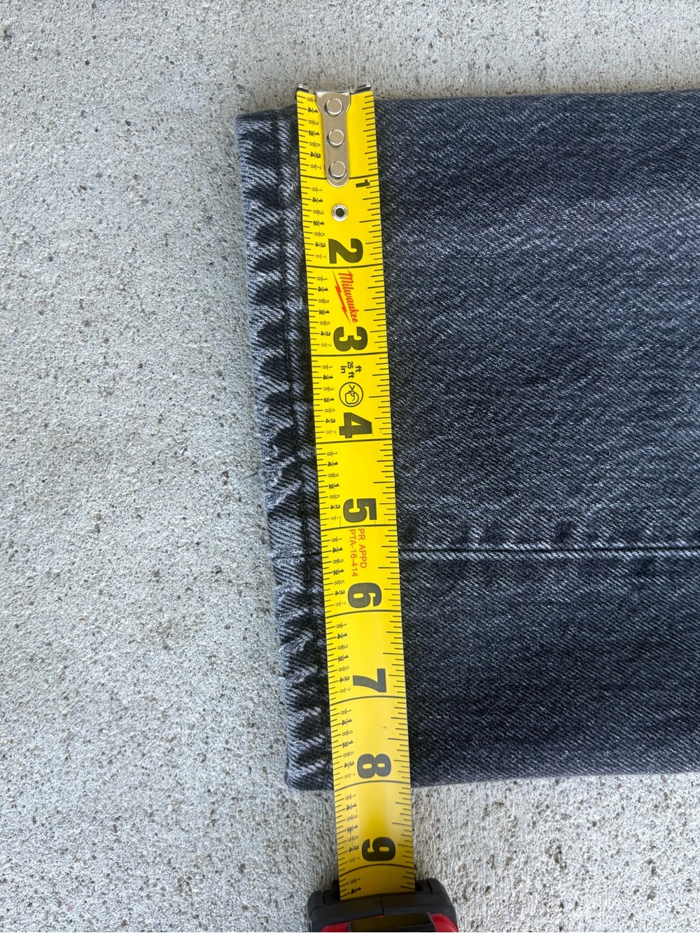 Vintage 90s 1995 Levi’s 501 xx Faded Black Charcoal Jeans 36x33 - Picture 9 of 10